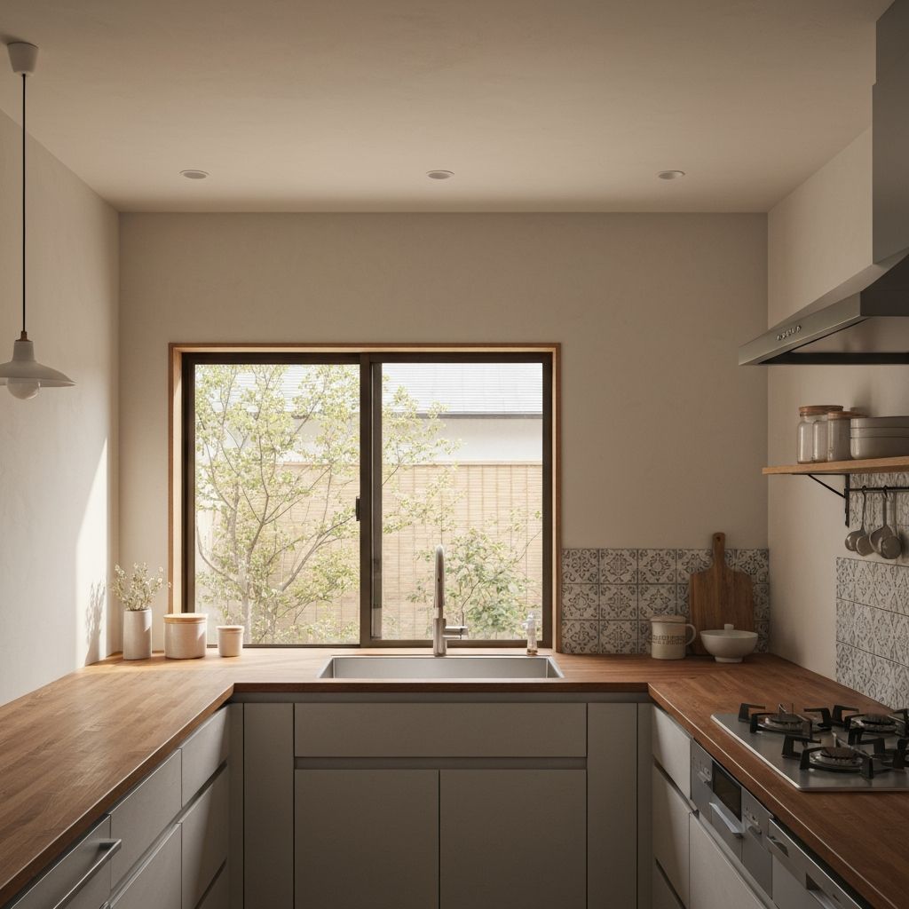 Espacio de cocina organizado